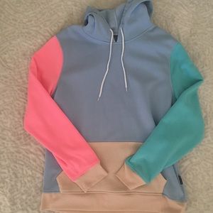 Color block hoodie